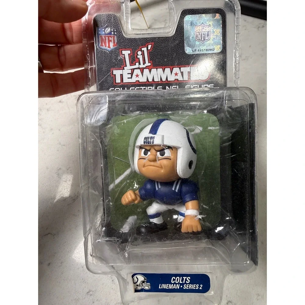 NFL Lil Teammates Indianapolis Colts Lineman Series 2 Figure New Blue White‎